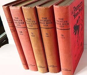 The People's Year Book 1920, 1922, 1923, 1926, 1927 - 5 volumes of the Annual of the English and ...