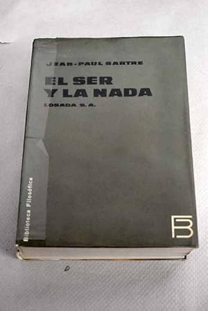 Imagen del vendedor de El ser y la nada a la venta por Alcan Libros