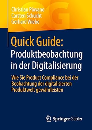 Seller image for Quick Guide: Produktbeobachtung in der Digitalisierung for sale by moluna