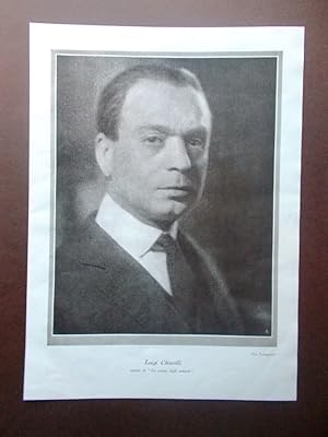 Stampa Fotografia Luigi Chiarelli La Morte degli Amanti del 1924
