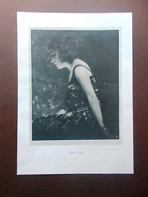 Stampa Fotografia della famosa attrice Marta Abba del 1924