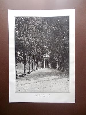 Stampa Fotografia Il giardino della Guastalla del 1924
