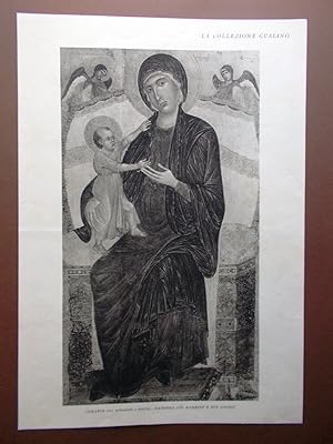 Collezione Gualino Cimabue Duccio Cosmè Tura Madonna col Bambino del 1926