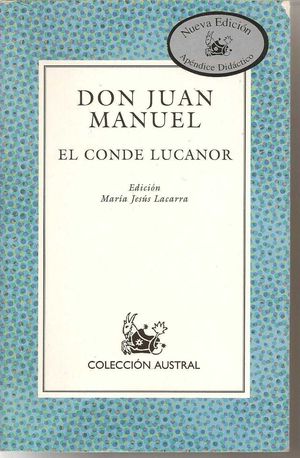 Immagine del venditore per EL CONDE LUCANOR venduto da Librera Circus