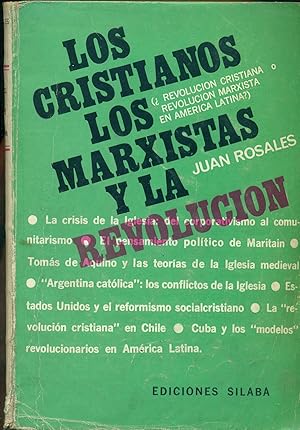 LOS CRISTIANOS, LOS MARXISTAS Y LA REVOLUCION