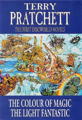 Bild des Verkufers fr The First Discworld Novels the Colour of Magic and the Light Fantastic (Hardback or Cased Book) zum Verkauf von BargainBookStores