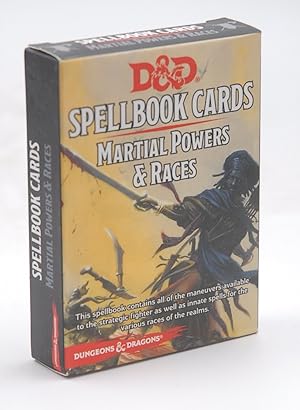 Immagine del venditore per D&D 5th Ed Spellbook Cards Martial Powers & Races venduto da Chris Korczak, Bookseller, IOBA