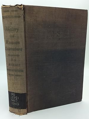 Imagen del vendedor de A HISTORY OF RUSSIAN LITERATURE: Comprising a History of Russian Literature and Contemporary Russian Literature a la venta por Kubik Fine Books Ltd., ABAA