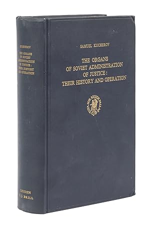 Imagen del vendedor de The Organs of Soviety Administration of Justice: Their History. a la venta por The Lawbook Exchange, Ltd., ABAA  ILAB