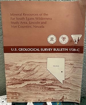 Image du vendeur pour Mineral Resources of the Far South Egans Wilderness Study Area, Lincoln and Nye Counties, NV mis en vente par Crossroads Books