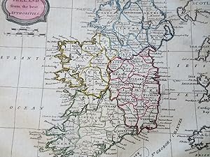 Ireland 1806 Barlow scarce hand color map Discovery Nymph Bay by Capt. Doyle