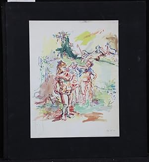 Bild des Verkufers fr Oskar Kokoschka. Watercolours, Drawings, Writings. zum Verkauf von Antiquariat  Braun