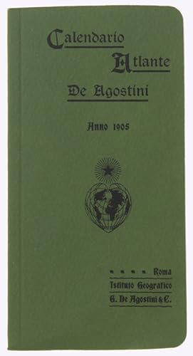 CALENDARIO ATLANTE DE AGOSTINI 1905 - ristampa anastatica: