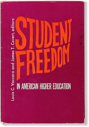 Bild des Verkufers fr Student Freedom in American Higher Education zum Verkauf von Lorne Bair Rare Books, ABAA
