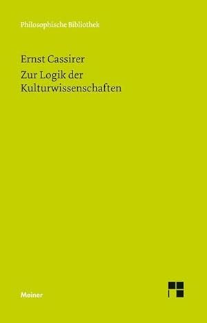 Seller image for Zur Logik der Kulturwissenschaften. Fnf Studien for sale by BuchWeltWeit Ludwig Meier e.K.