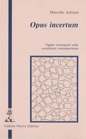 Seller image for Opus incertum. for sale by FIRENZELIBRI SRL