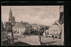 Carte postale Strassburg i. E., Rabenbrücke