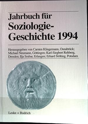 Imagen del vendedor de Simmel und die Soziologie der Politik - in: Jahrbuch fr Soziologiegeschichte 1994. a la venta por books4less (Versandantiquariat Petra Gros GmbH & Co. KG)