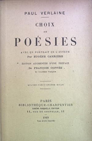 Immagine del venditore per Choix de Posies. venduto da books4less (Versandantiquariat Petra Gros GmbH & Co. KG)