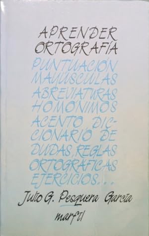 Imagen del vendedor de Aprender ortografa a la venta por Librera Alonso Quijano