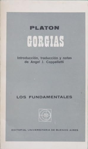 Imagen del vendedor de Gorgias a la venta por Librería Alonso Quijano