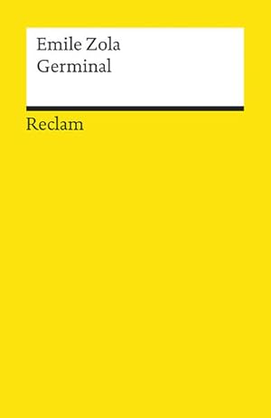 Immagine del venditore per Germinal: Roman (Reclams Universal-Bibliothek) venduto da Versandantiquariat Felix Mcke