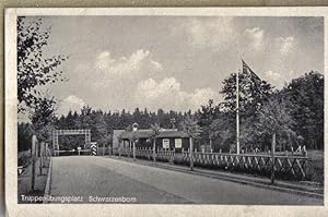 Bild des Verkufers fr Truppenbungsplatz Schwarzenborn. Ansichtspostkarte. zum Verkauf von Antiquariat Ralf Einhorn