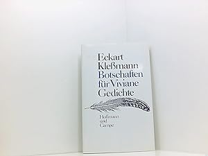 Seller image for Botschaften fr Viviane Gedichte for sale by Book Broker