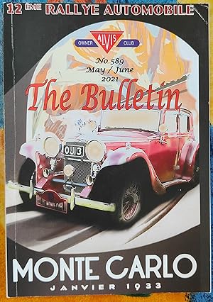 Alvis Owner Club The Bulletin May / June 2021 No.589
