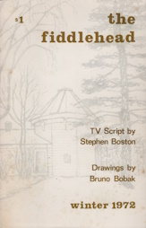 Image du vendeur pour THE FIDDLEHEAD, winter 1972 with 4 drawings by Bruno Bobak mis en vente par Harry E Bagley Books Ltd