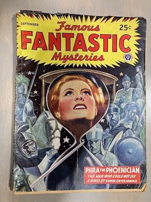 Bild des Verkufers fr Famous Fantastic Mysteries September 1945 zum Verkauf von biblioboy