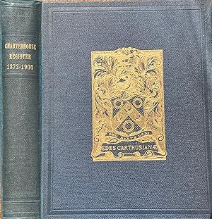 Image du vendeur pour Charterhouse register 1872-1900 mis en vente par Acanthophyllum Books