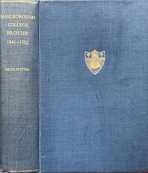 Marlborough College register 1843-1952, with alphabetical index