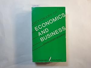 Bild des Verkufers fr Dictionary of Economics and Business zum Verkauf von Gebrauchtbcherlogistik  H.J. Lauterbach