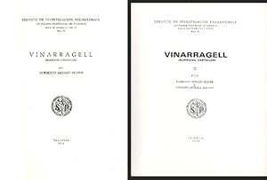 Imagen del vendedor de VINARRAGEL (BURRIANA, CASTELLON) I Y II, DOS TOMOS a la venta por Librera Raimundo