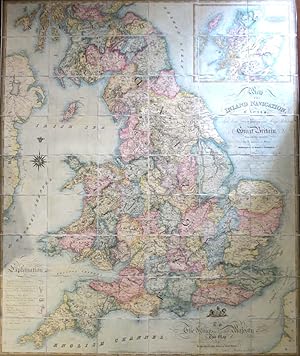 Map of the Inland Navigation, Canals, and Rail Roads with the Situations of the Various Mineral P...