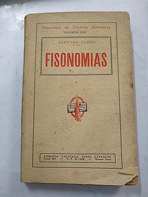 Immagine del venditore per Fisonomias venduto da Libros nicos