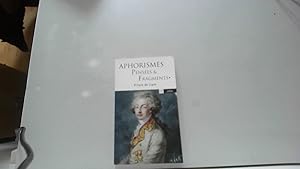 Seller image for Aphorismes penses & fragments for sale by JLG_livres anciens et modernes