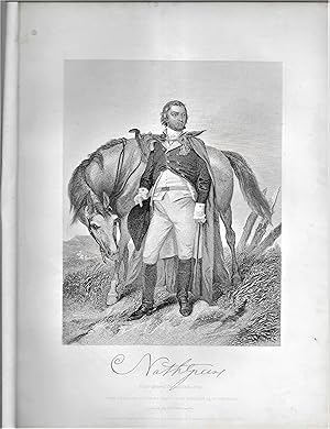 Bild des Verkufers fr Nathanael Greene, Steel Engraved Portrait, with Facsimile Signature zum Verkauf von Legacy Books II