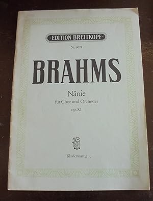 BRAHMS Nänie für Chor und Orchester op.82 Nr. 6074