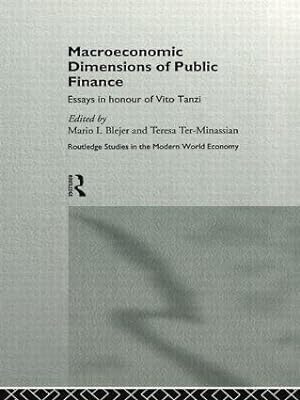 Seller image for Macroeconomic Dimensions of Public Finance for sale by moluna