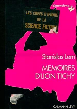 Bild des Verkufers fr M?moires d'ijon tichy - Stanislas Lem zum Verkauf von Book Hmisphres