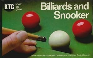 Bild des Verkufers fr Billiards and snooker - Billiards Association And Control Council zum Verkauf von Book Hmisphres