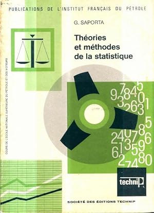 Bild des Verkufers fr Th?ories et m?thodes de la statistique - Gilbert Saporta zum Verkauf von Book Hmisphres