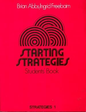 Image du vendeur pour Starting strat?gies students'book - Ingrid Freebairn mis en vente par Book Hmisphres