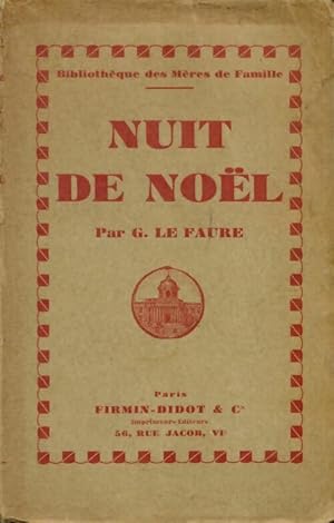 Seller image for Nuit de No?l - G. Le Faure for sale by Book Hmisphres