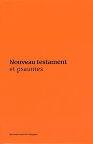 Seller image for Nouveau Testament et Psaumes - Couverture Vinyle Orange - Aelf for sale by Book Hmisphres