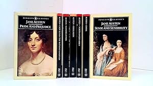 Imagen del vendedor de Penguin Classics 7 Jane Austen Paperback Novels Includes Lady Susan, The Watsons & Sanditon a la venta por Goldstone Rare Books
