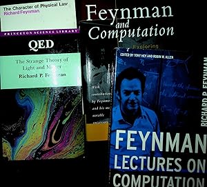 Bild des Verkäufers für (4 vols.) 1. Feynman and Computation, 2. Feynman Lectures on Computation, 3. QED, 4. The Character of Physical Law zum Verkauf von Stanley Louis Remarkable Books