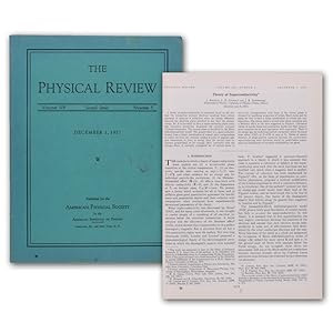 Seller image for Theory of Superconductivity. SS. 1175-1204. In: The Physical Review. 2nd series. Vol. 108, No. 5. for sale by Antiquariat Gerhard Gruber